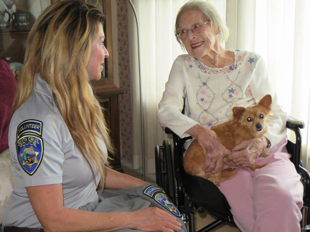IMGSCPD Volunteer sitting with a YANA participant