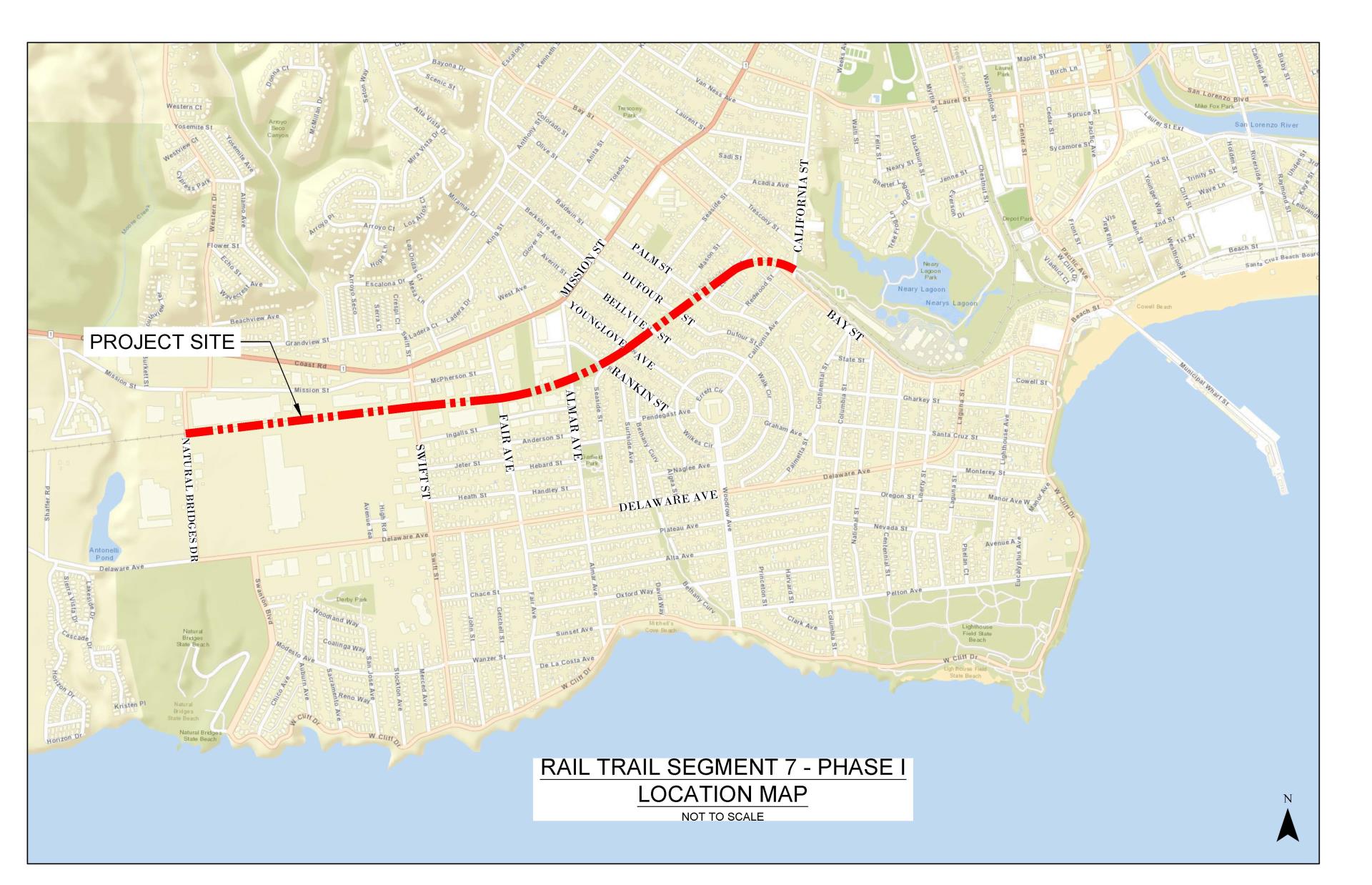 Rail Trail Segment 7 Map