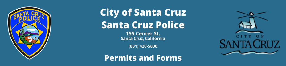 Permits and Forms Banner Page