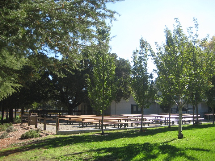 Harvey West Park outdoor picnic tables