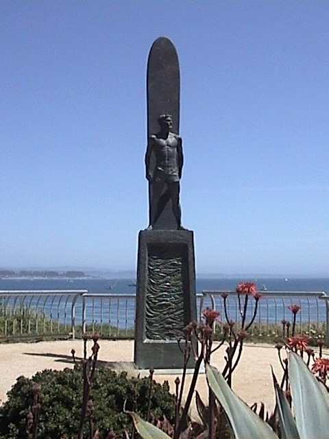 The Iconic Santa Cruz Surfer Statue on West Cliff Drive